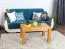 Couchtisch Kiefer massiv Vollholz Erlefarben Junco 484 – Abmessung 90 x 60 x 50 cm (B x T x H)