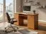 Schreibtisch Banjaran 06, Farbe: Erle - Abmessungen: 75 x 132 x 60 cm (H x B x T)