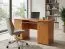 Schreibtisch Banjaran 06, Farbe: Erle - Abmessungen: 75 x 132 x 60 cm (H x B x T)