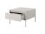 Stilvolles Wohnzimmer - Set B Balta, 4-teilig, Farbe: Beige, Push-to-open Funktion, ABS-Kantenschutz, Beine: Metall
