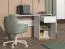 Modernes Jugendzimmer Kinderzimmer - Set D Mackinac, 6-teilig, Farbe: Weiß / Eiche / Grafit matt, Griffe: Metall, ABS-Kantenschutz, aus hochwertigen Material, mit Soft-Close System