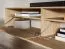 TV-Unterschrank | 2 Kipptüren | 4 Fächer | Farbe: Eiche Mavelie | 180 x 33 x 33 cm | Push-to-open Funktion | Soft-Close Funktion | TV-Board | für Wohnzimmer