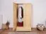 Kleiderschrank 2-türig, Farbe: Natur 195x102x59 cm
