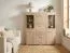 Vitrine Kikori 05, Farbe: Sonoma Eiche - Abmessungen: 135 x 125 x 40 cm (H x B x T)