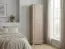 Schrank Kikori 15, Farbe: Sonoma Eiche - Abmessungen: 190 x 50 x 40 cm (H x B x T)