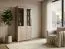 Vitrine Kikori 19, Farbe: Sonoma Eiche - Abmessungen: 190 x 80 x 40 cm (H x B x T)