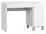 Schreibtisch Invernada 01, Farbe: Weiß - Abmessungen: 78 x 110 x 57 cm (H x B x T)