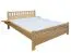 Bettgestell Buche 160 x 200 cm Natur Abbildung