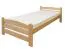 Buche Massivholzbett 180 x 200 cm Natur Abbildung
