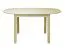 Runder Massivholz Esstisch 75x150 cm Kiefermassiv, Farbe: Natur Abbildung
