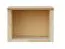 Bücherregal - 40 cm breit, Kiefer Holz-Massiv, Farbe: Natur Abbildung