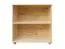 Regal, Küchenregal, Wohnzimmerregal, Bücherregal - 100 cm breit, Kiefer Holz-Massiv, Farbe: Natur Abbildung