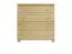 Sideboard mit 4 Schubladen, Farbe: Natur, Breite: 100 cm - Küchenschrank, Anrichte, Sideboard Abbildung
