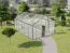Gewächshaus Endivie XL12, HKP 6 mm, Grundfläche: 12,5 m² - Abmessungen: 430 x 290 cm (L x B)