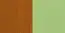 Nachtkästchen Milo 10, Farbe: Erle / Grün, Kiefer Vollholz massiv - Abmessungen: 56 x 38 x 40 cm (H x B x T)