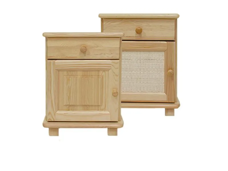 Nachttisch Natur 55x42x35 (HxBxT) Kiefer massiv Abbildung