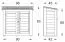 Gartenschrank / Geräteschrank - Abmessungen: 98 x 45 x 93 cm (L x B x H)