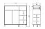 Schuhschrank | 3 Drehtüren | Farbe: Eiche Artisan | ABS-Kanten | 1 Schublade | 8 Fächer | Maße: 118,5 x 40 x 109,5 cm | für den Eingangsbereich