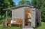 Gartenhaus Melk - 3,30 x 2,33 Meter aus 19 mm Blockbohlen