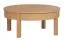 Couchtisch, Farbe: Eiche - Abmessungen: 80 x 80 x 36 cm (B x T x H)