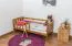 Kinderbett mit Absturzsicherung Kiefer Vollholz massiv Eichefarben A17, inkl. Lattenrost - Abmessung 70 x 160 cm