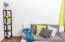 Regal / Eckregal Kiefer massiv Vollholz Nussfarben 005 - Abmessung 150 x 30 x 30 cm (H x B x T)