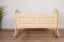 Babywiege Kiefer massiv Vollholz natur 105 - Liegefläche: 34,50 x 90 cm (B x L)