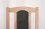 Klassischer Esszimmerstuhl Madohn gepolstert, Bezug in Dunkelgrau, Sitzhöhe von 47 cm, Buchenholz in Eichen Optik, langlebiges Holz, Buchenholz Korpus