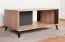 Couchtisch Lassila 07, Farbe: Eiche Artisan / Schwarz - Abmessungen: 47 x 100 x 60 cm (H x B x T)