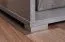 Jugendzimmer - Schrank Lede 05, Farbe: Grau / Eiche / Weiß - Abmessungen: 190 x 45 x 40 cm (H x B x T)