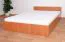 Einzelbett / Gästebett Corrientes 16 inkl. Lattenrost, Farbe: Erle - 90 x 200 cm (B x L)
