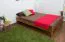 Bett Kiefer 120 x 200 cm Eiche Abbildung