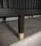 Eleganter Schiebetürenschrank mit genügend Stauraum Jotunheimen 132, Farbe: Schwarz - Abmessungen: 208 x 250,5 x 62 cm (H x B x T)