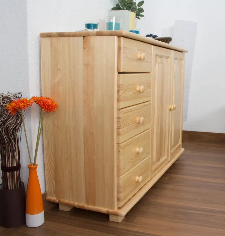 Küchenschrank, Mehrzweckschrank, Anrichte, 118 cm breit Abbildung