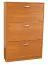 Schuhschrank Pamanukan 04, Farbe: Erle - Abmessungen: 122 x 82 x 25 cm (H x B x T)