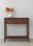 Konsolentisch | Sideboard | Farbe: Tabacco | Massivholz | Soft Close System | 1 Schublade | Eichenholz geölt | 1 Ablagefach | 83 x 33 x 80 cm | Seille 02 | gefräster Griff