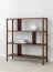 Regal | Farbe: Tabacco | 93 x 28 x 100 cm | Massivholz | 6 Fächer | Eichenholz geölt | Seille 07