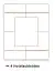 Kommode "Postira" 08, Farbe: Walnuss / Schwarz, teilmassiv - Abmessungen: 117 x 102 x 42 cm (H x B x T)