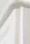Vollholz-Kleiderschrank, Farbe: Weiß 190x120x60 cm