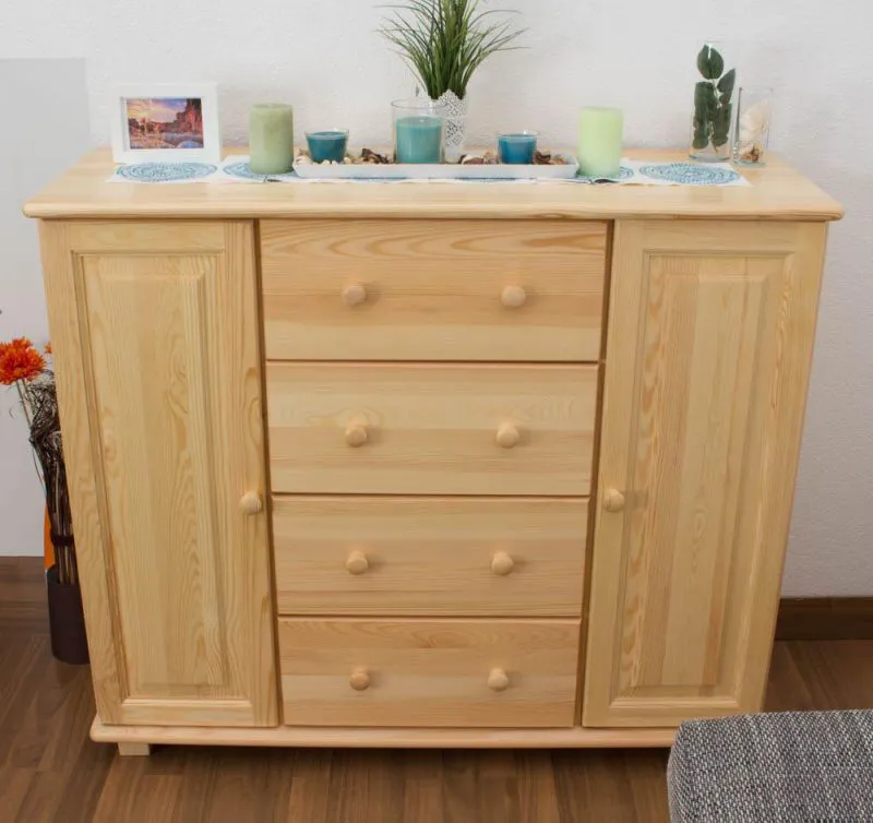 Küchenschrank, Mehrzweckschrank, Anrichte, 118 cm breit Abbildung