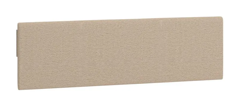 Kopfteilpolsterung für Doppelbett Aegir 11 / 12 / 13, Farbe: Braun, Maße: 47,5 x 160 x 4 cm