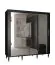 Schiebetürenschrank mit genügend Stauraum Jotunheimen 274, Farbe: Schwarz - Abmessungen: 208 x 200,5 x 62 cm (H x B x T)