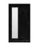 Schiebetürenschrank mit Spiegel Niel 23, Farbe: Schwarz / Schwarzer Marmor - Abmessungen: 215 x 120 x 60 cm (H x B x T)