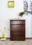 Schuhkipper Kiefer Holz massiv, Farbe: Nuss 98x72x29 cm, Schuhschrank Schuhkommode Abbildung