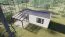 Terrassenüberdachung L 02, Dach: 16 mm Polycarbonat klar, Grundfläche: 14,25 m² - Abmessungen: 350 x 407 cm (B x L)