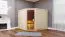 Sauna "Samu" SET mit Ofen externe Steuerung easy 9 kW Edelstahl - 231 x 196 x 198 cm (B x T x H)