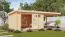 Gartenhaus SET mit Pultdach inkl. Anbaudach, Farbe: Naturbelassen, Grundfläche: 10,36 m²