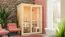 Sauna "Vali 1" SET - Farbe: Natur, Ofen BIO 3,6 kW - 155 x 122 x 198 cm (B x T x H)