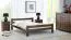 Neutrales Jugendbett Aixovall 13, Kiefer Vollholz massiv, Farbe: Walnuss - Liegefläche: 120 x 200 cm (B x L)