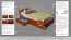 Kinderbett / Jugendbett "Easy Premium Line" K1/2n inkl. 2 Schubladen und 2 Abdeckblenden, 90 x 200 cm Buche Vollholz massiv Kirschfarben